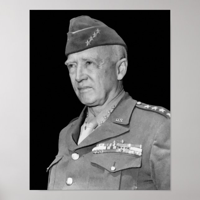 General George S. Patton Poster (Vorne)