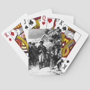 General George Washington und Committee_War Bild Spielkarten