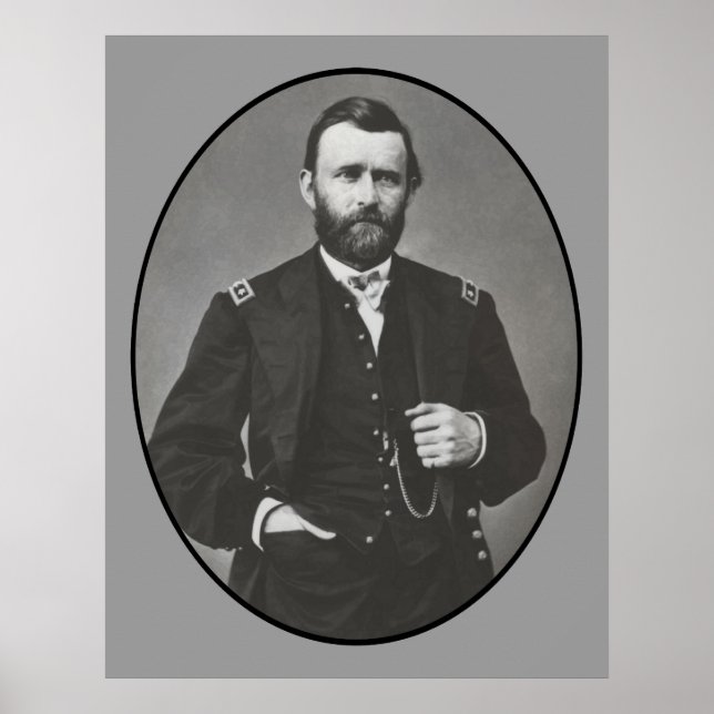 General Grant während des Zivilen Krieges Poster (Vorne)