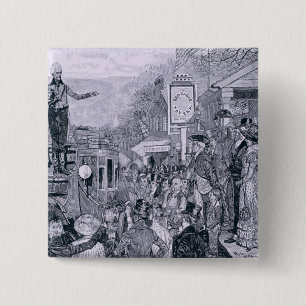 General Jackson, gewählter Präsident Button
