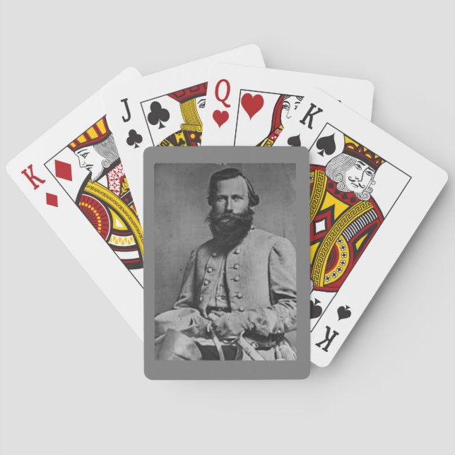 GENERAL JAMES EWELL BROWN STEWART SPIELKARTEN (Rückseite)