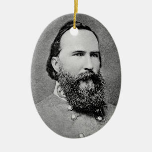General James Longstreet Keramik Ornament