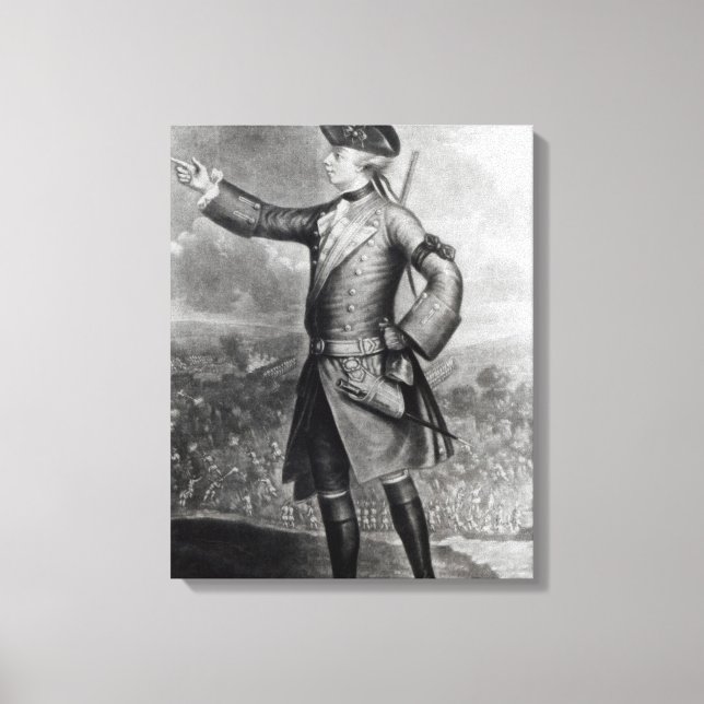 General James Wolfe Leinwanddruck (Vorderseite)