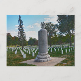 General Leavenworth Marker, Fort Leavenworth, KS Postkarte