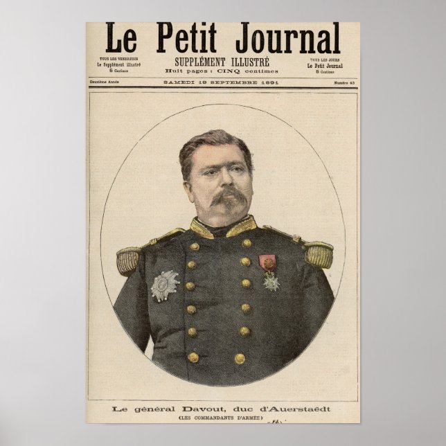 General Louis Nicolas Davout Poster (Vorne)