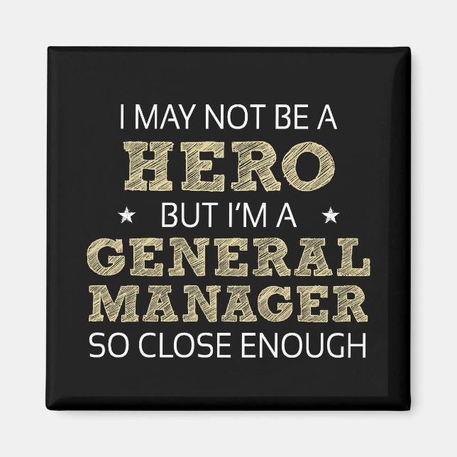 General Manager Novelty Magnet (Vorne)