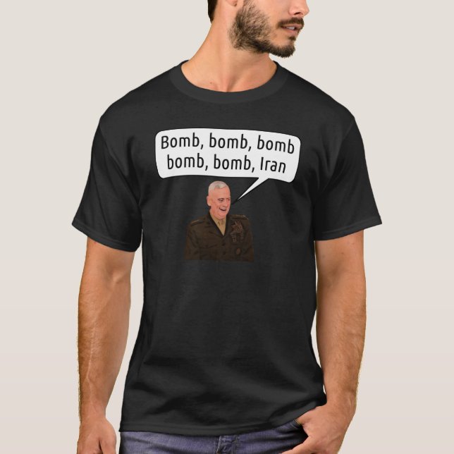 General Mattis Sings Bomb der Iran - der T - Shirt (Vorderseite)