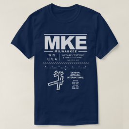 General Mitchell International Airport MKE T - Shi T-Shirt