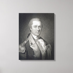 General Otho Holland Williams (1749-94) gravierte Leinwanddruck