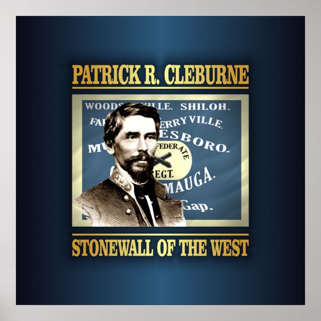 General Patrick R Cleburne Poster (Vorne)