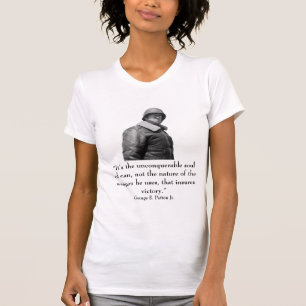 General Patton und Zitat T-Shirt