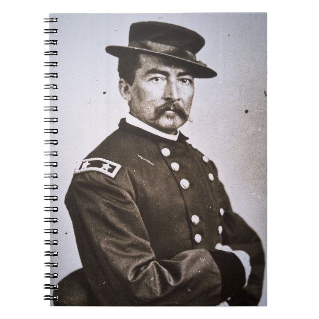 General Philip H. Sheridan (1831-88) (b/w Foto) Notizblock (Vorderseite)