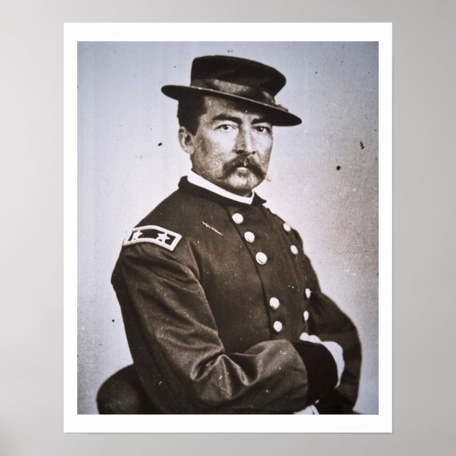 General Philip H. Sheridan (1831-88) (b/w Foto) Poster (Vorne)