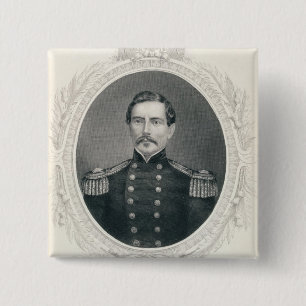 General Pierre Gustave Toutant Beauregard Button