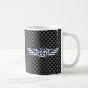 General Private Air Pilot Chrome like Star Wings Kaffeetasse