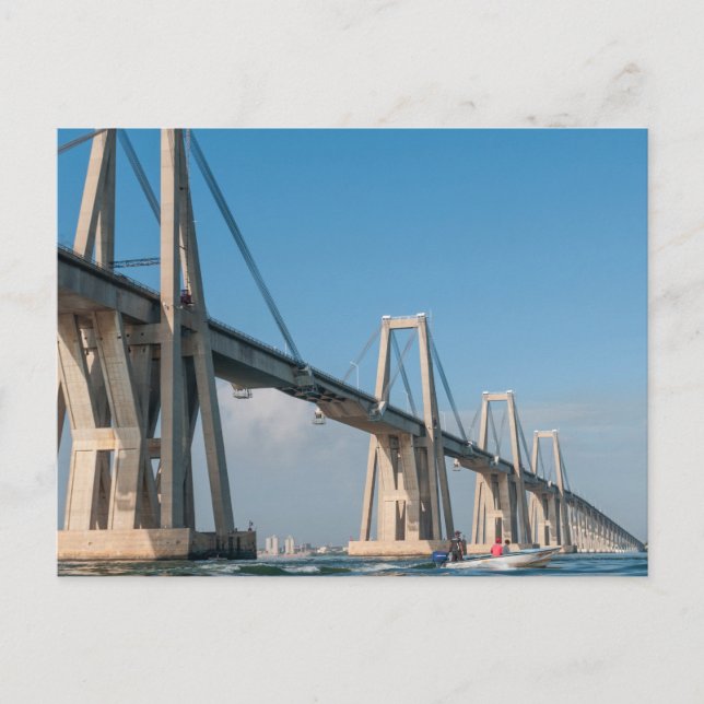 General Rafael Urdaneta Bridge Maracaibo Venezuela Postkarte (Vorderseite)