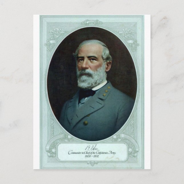 General Robert E. Lee Postkarte (Vorderseite)