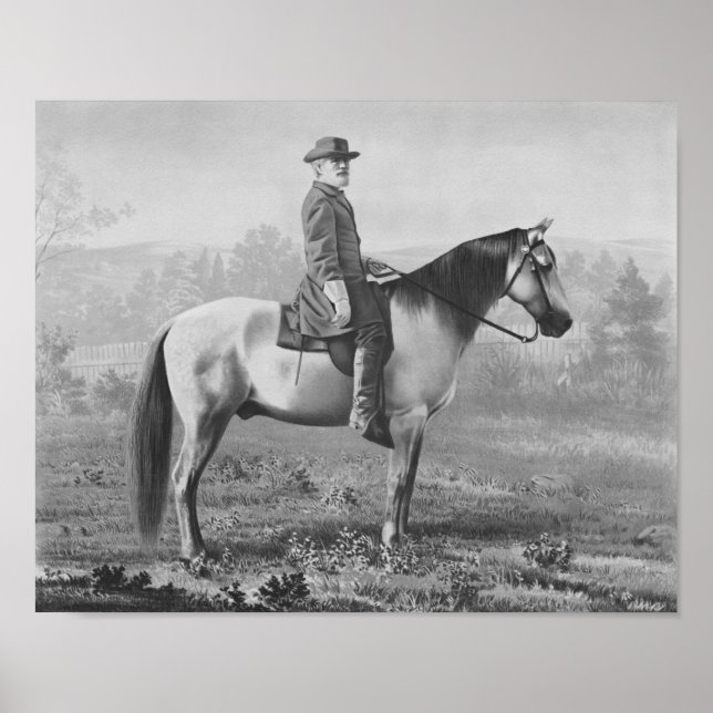 General Robert E. Lee über Reisende Poster (Vorne)