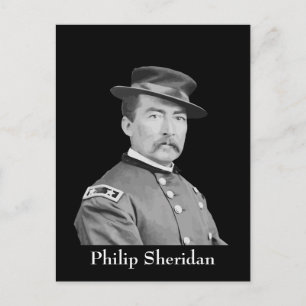 General Sheridan Postkarte