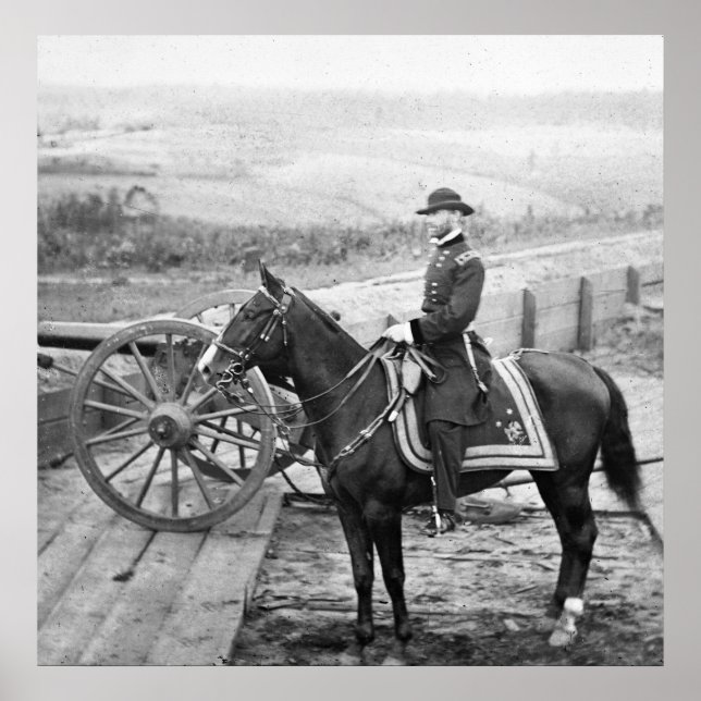 General Sherman in Atlanta, 1864 Poster (Vorne)