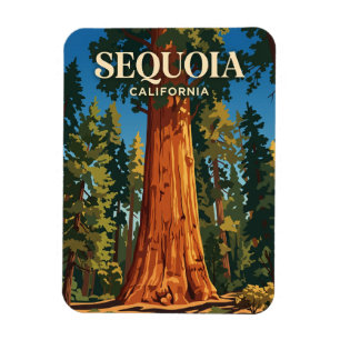 General Sherman Tree, Sequoia-Nationalpark USA Magnet