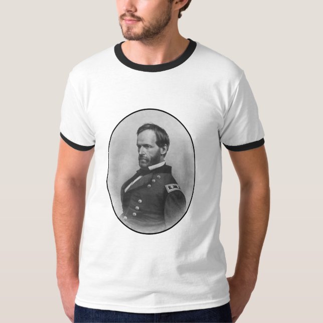 General Sherman -- Ziviler Kriegs-Held T-Shirt (Vorderseite)
