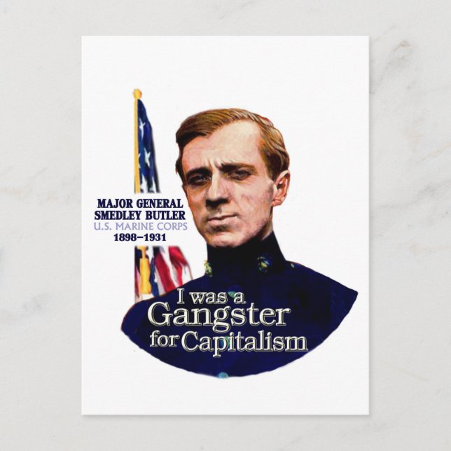 General Smedley Butler Postkarte (Vorderseite)