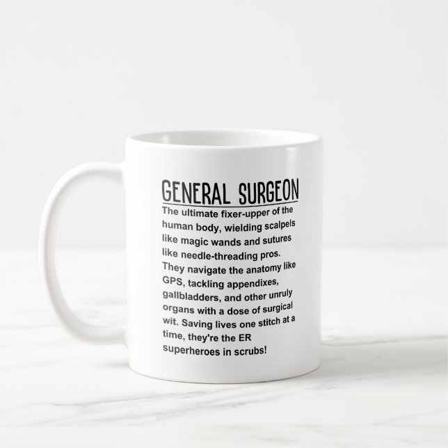 General Surgeon Kaffeetasse (Links)