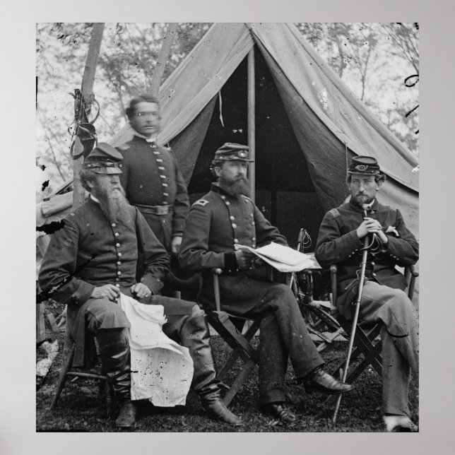 General Sykes und Personal Poster (Vorne)