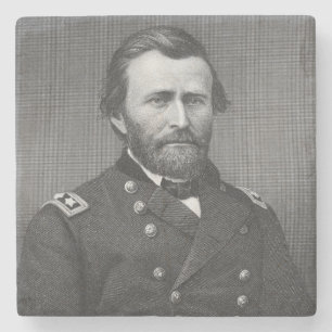 General Ulysses Simpson Grant, graviert nach einem Steinuntersetzer