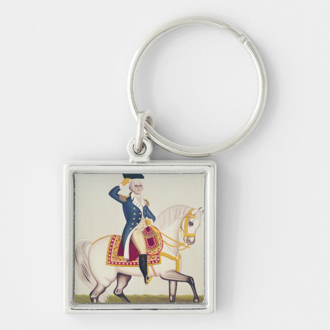 General Washington auf einem weißen Ladegerät, Schlüsselanhänger (Vorne)