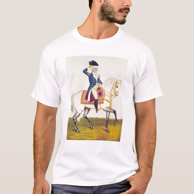 General Washington auf einem weißen Ladegerät, T-Shirt (Vorderseite)