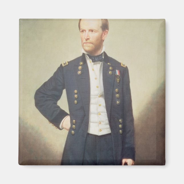 General William Sherman 1866 Magnet (Vorne)