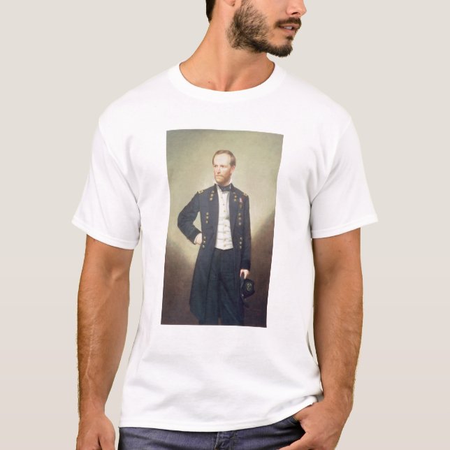 General William Sherman 1866 T-Shirt (Vorderseite)