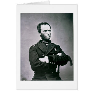 Général William T. Sherman (1820-1891) (photo b/w)
