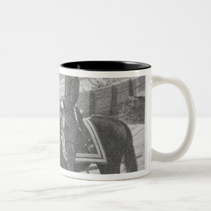 General William Tecumseh Sherman in Atlanta Zweifarbige Tasse