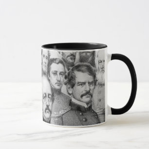 Generäle des zivilen Krieges der Tasse der Gewerks