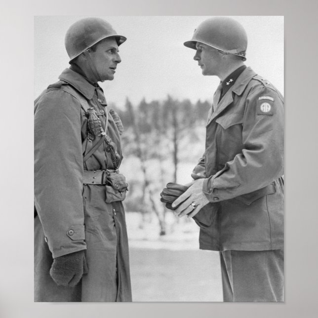 Generäle Ridgway und Gavin - Schlacht der Bulge Poster (Vorne)