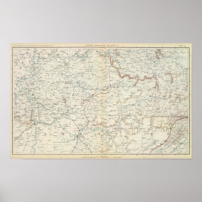 Generalkarte XV Poster (Vorne)