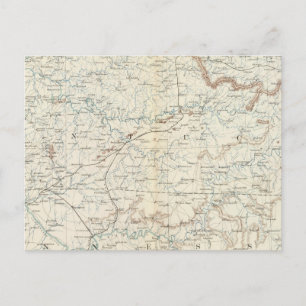 Generalkarte XV Postkarte