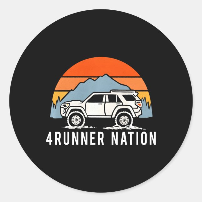 Generalleutnant 4Runner Heritage S Runder Aufkleber (Vorderseite)