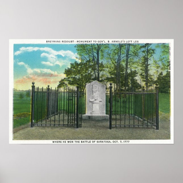 Generalleutnant Benedict Arnold's Links Bigmonumen Poster (Vorne)