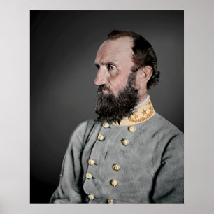 Generalleutnant Thomas (Stonewall) Jackson Poster