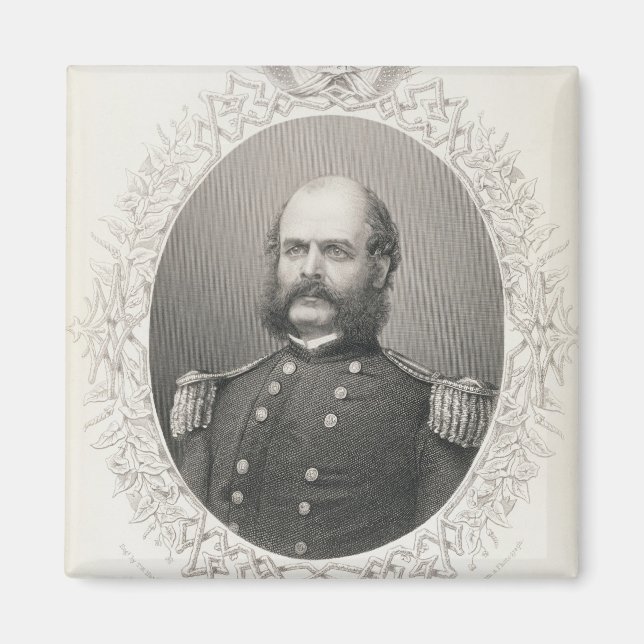 Generalmajor Ambrose Everett Burnside Magnet (Vorne)