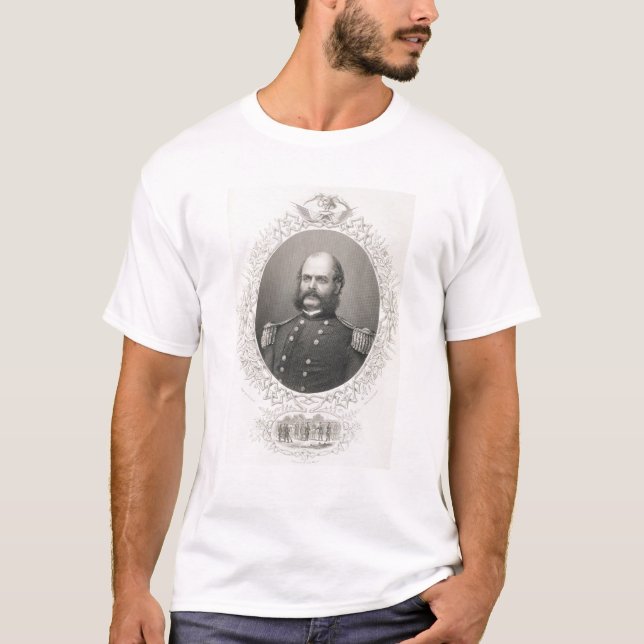Generalmajor Ambrose Everett Burnside T-Shirt (Vorderseite)