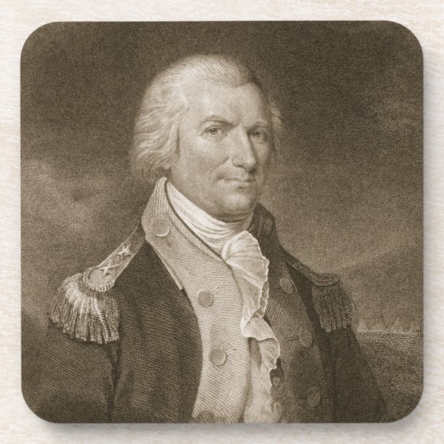 Generalmajor-Arthur-St. Clair, graviert von Edward Untersetzer (Vorderseite)