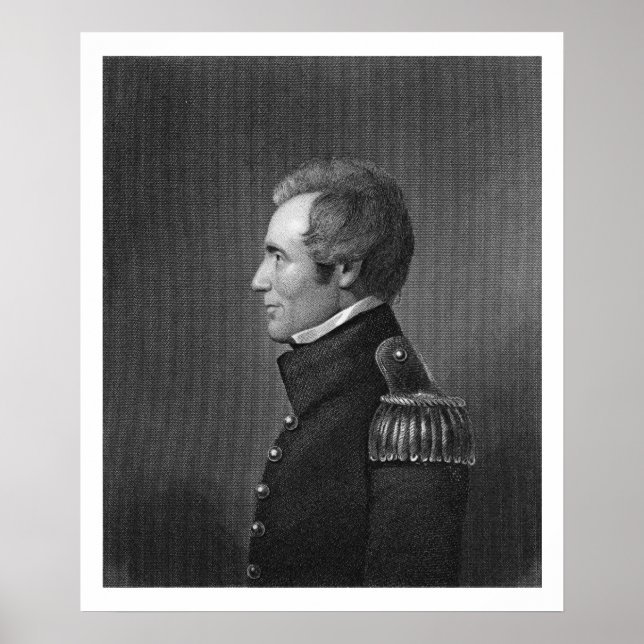 Generalmajor Edmund Pendleton Gaines (1777-1849) Poster (Vorne)