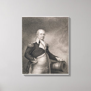 Generalmajor Henry Knox (1750-1806) graviert durch Leinwanddruck