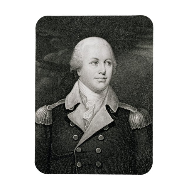 Generalmajor Nathaniel Greene (1742-86), in Gravur Magnet (Vertikal)