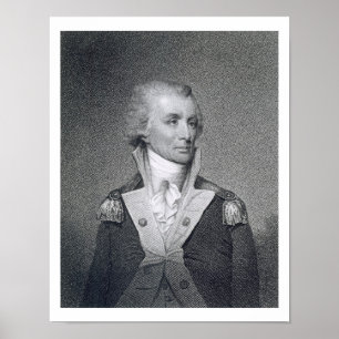 Generalmajor Thomas Sumter (1734-1832) gravierte b Poster